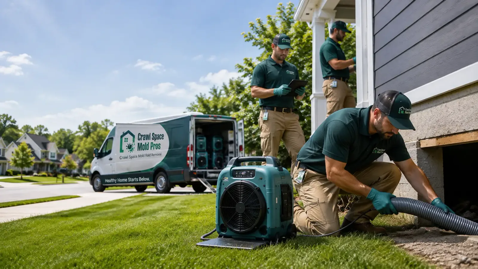 Crawl Space Mold Removal in Roeland Park, KS